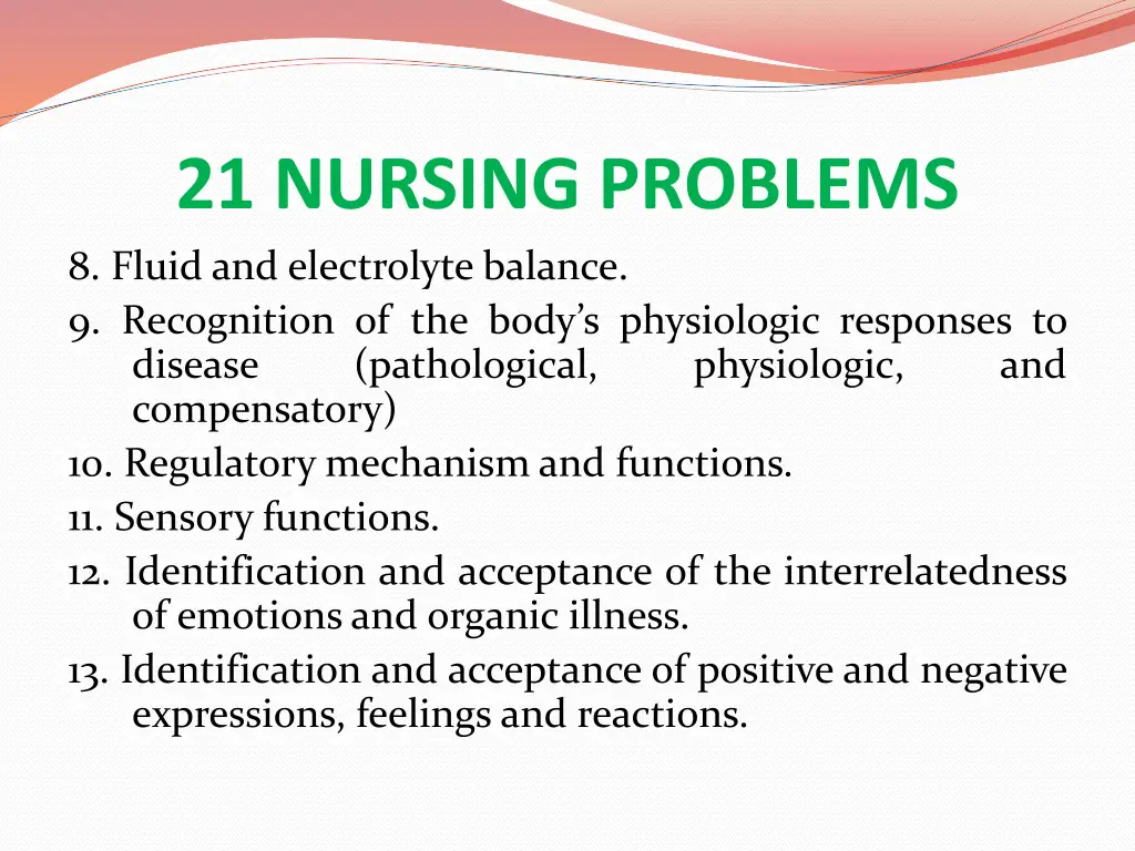21 nursing problems 8 fluid and electrolyte