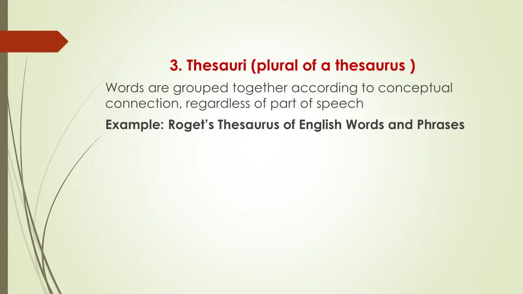 3 thesauri plural of a thesaurus words