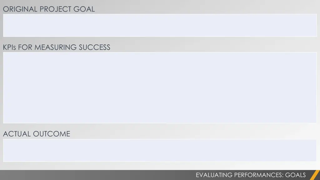 original project goal