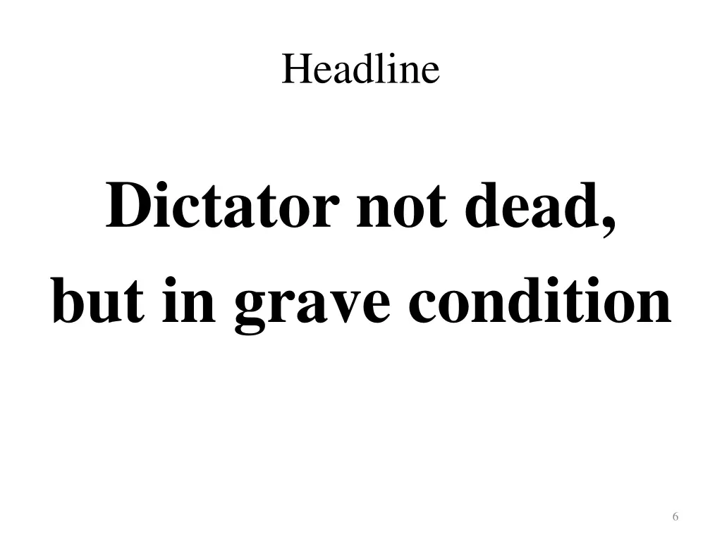 headline
