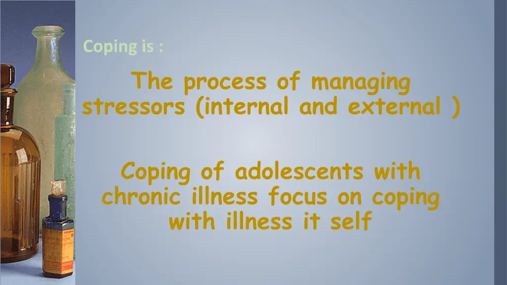 coping is