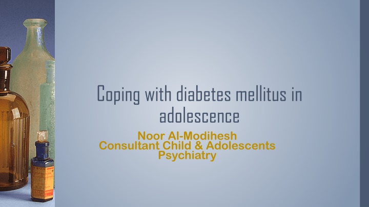 coping with diabetes mellitus in adolescence