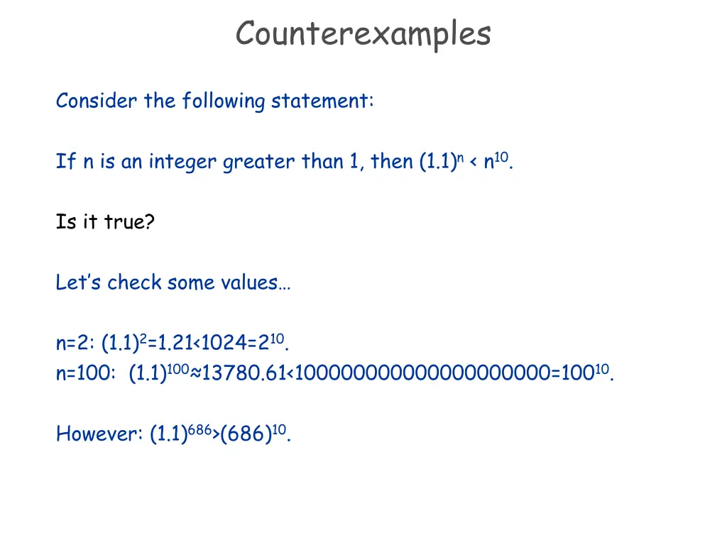 counterexamples 1