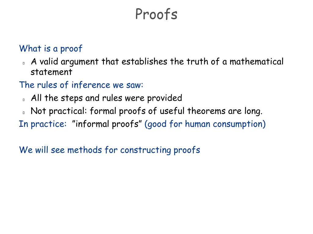 proofs