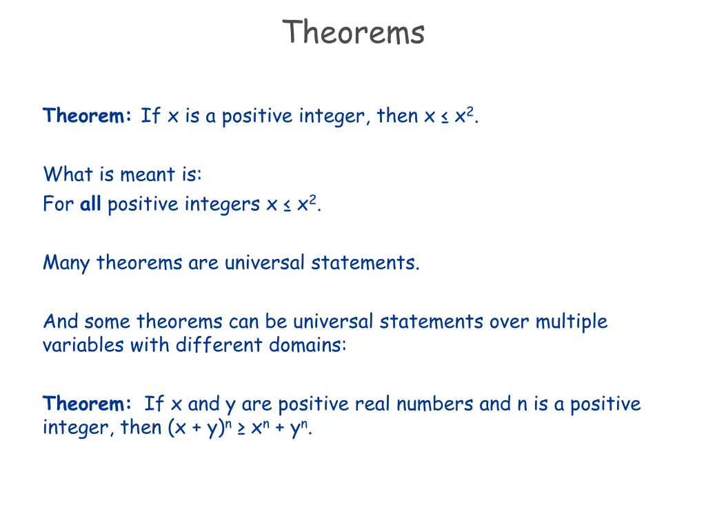 theorems 1