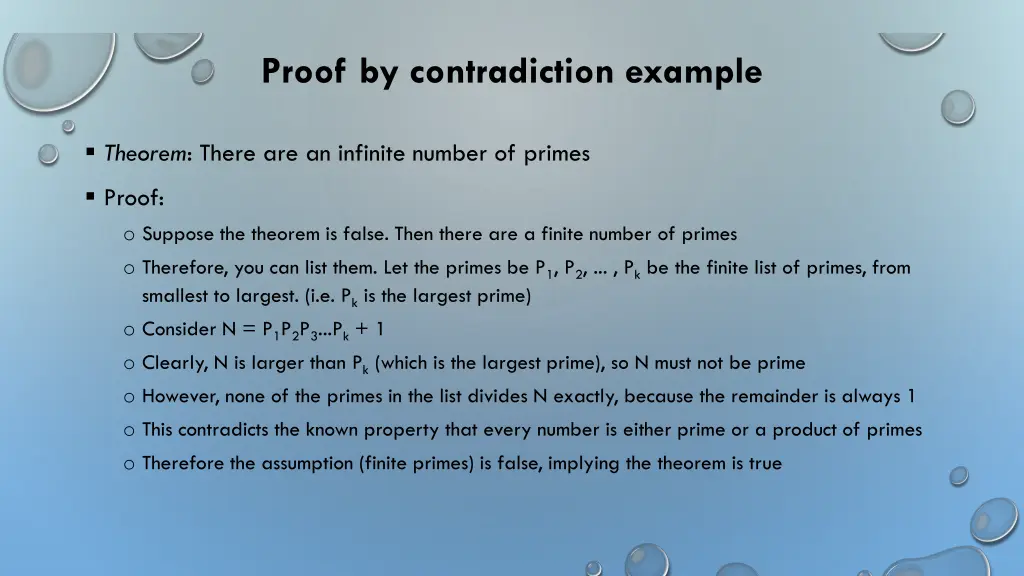 proof by contradiction example