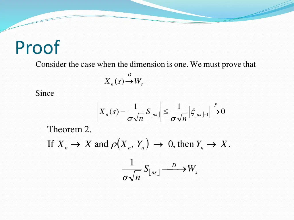 proof consider t