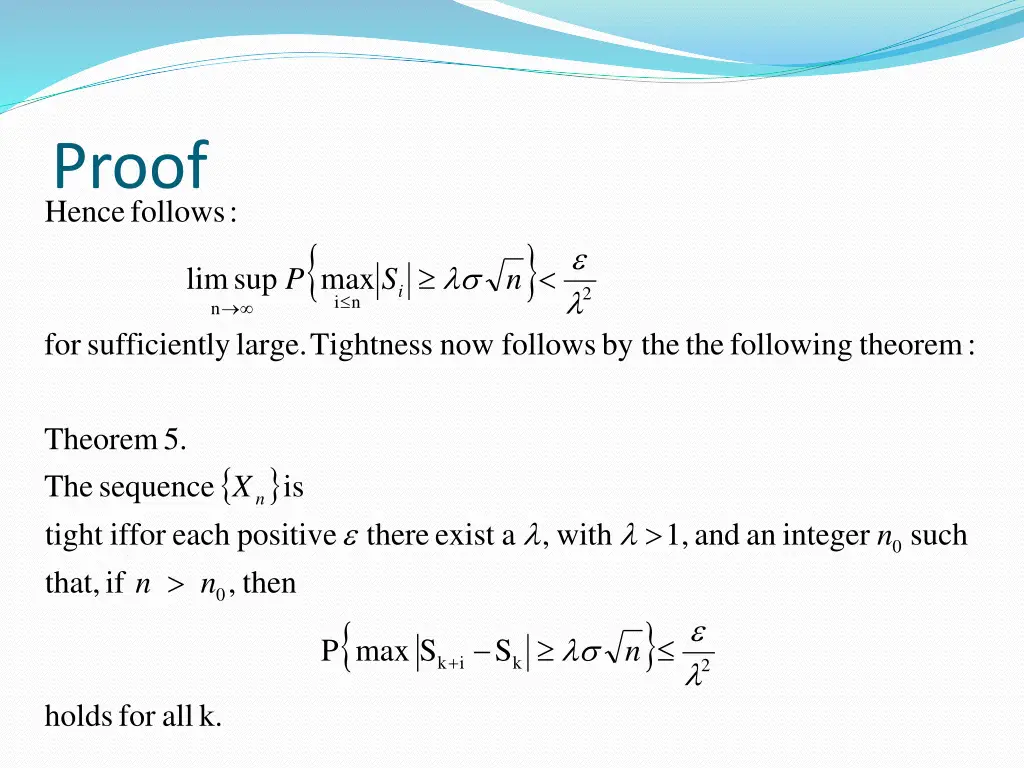 proof hence