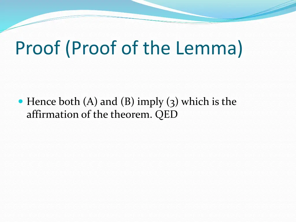proof proof of the lemma 2