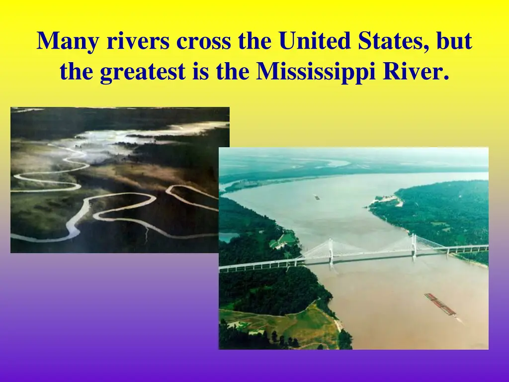 many rivers cross the united states