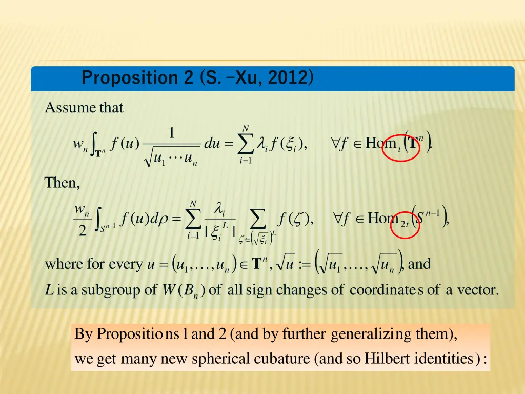 proposition 2 s xu 2012