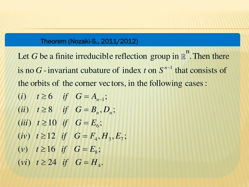 theorem nozaki theorem nozaki s 2011 2012