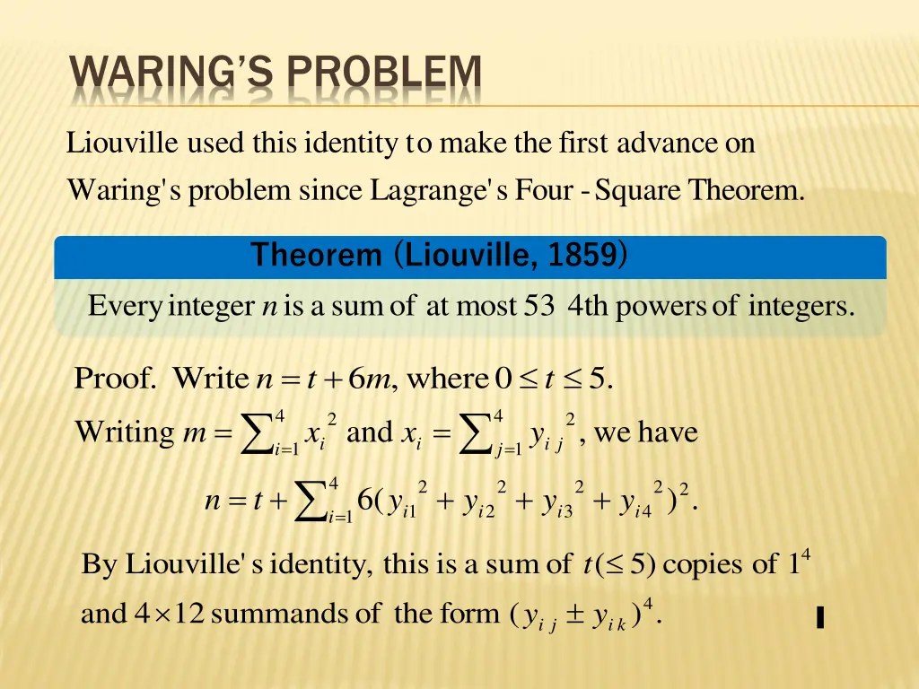 waring s problem