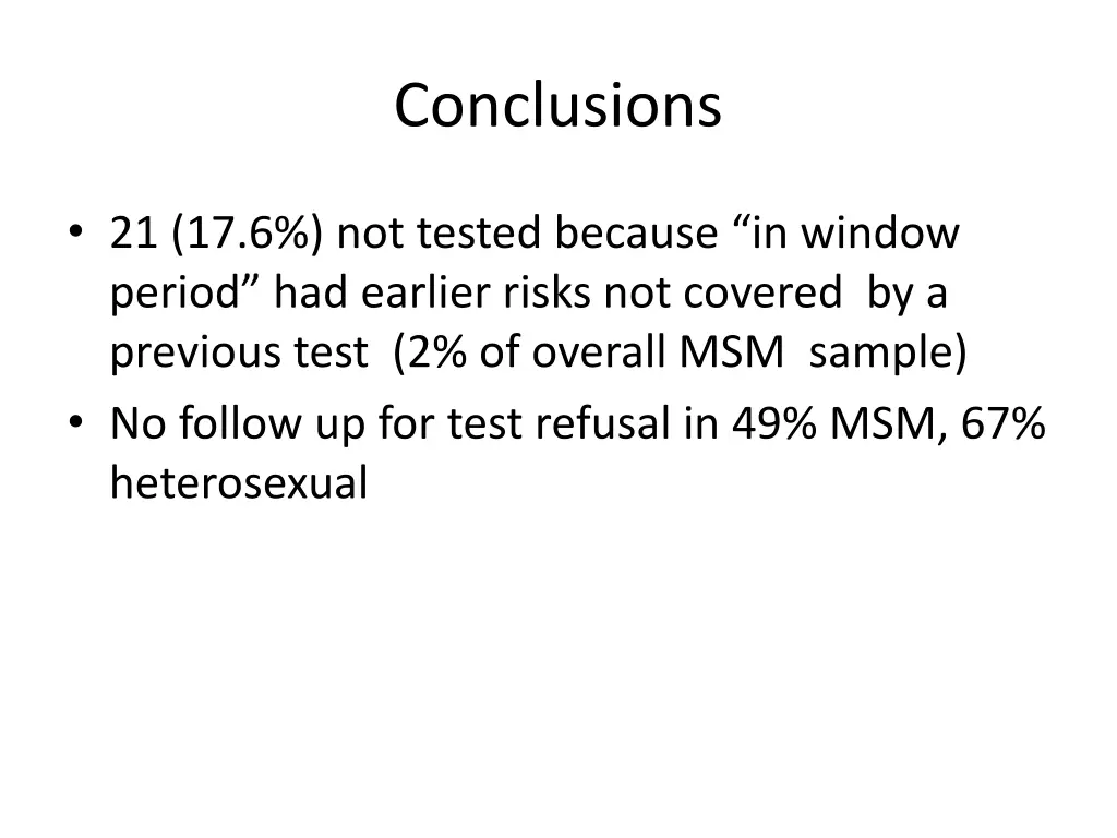 conclusions 1