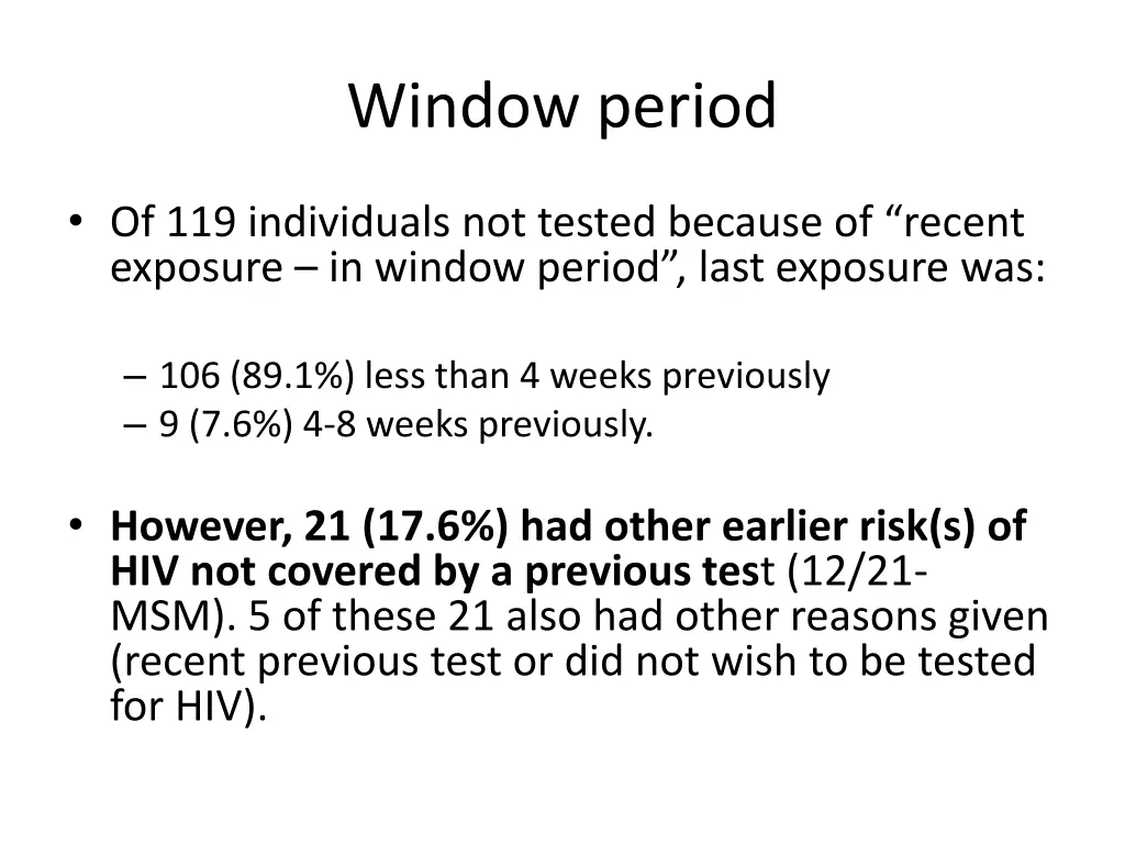 window period