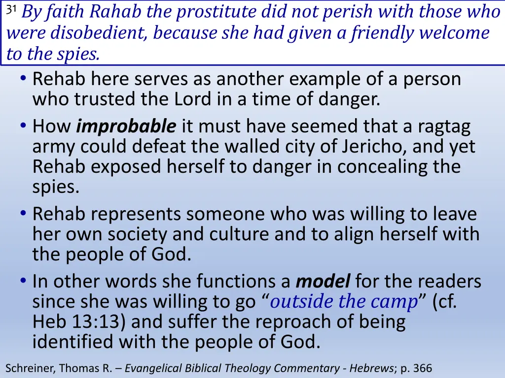 31 by faith rahab the prostitute did not perish 2