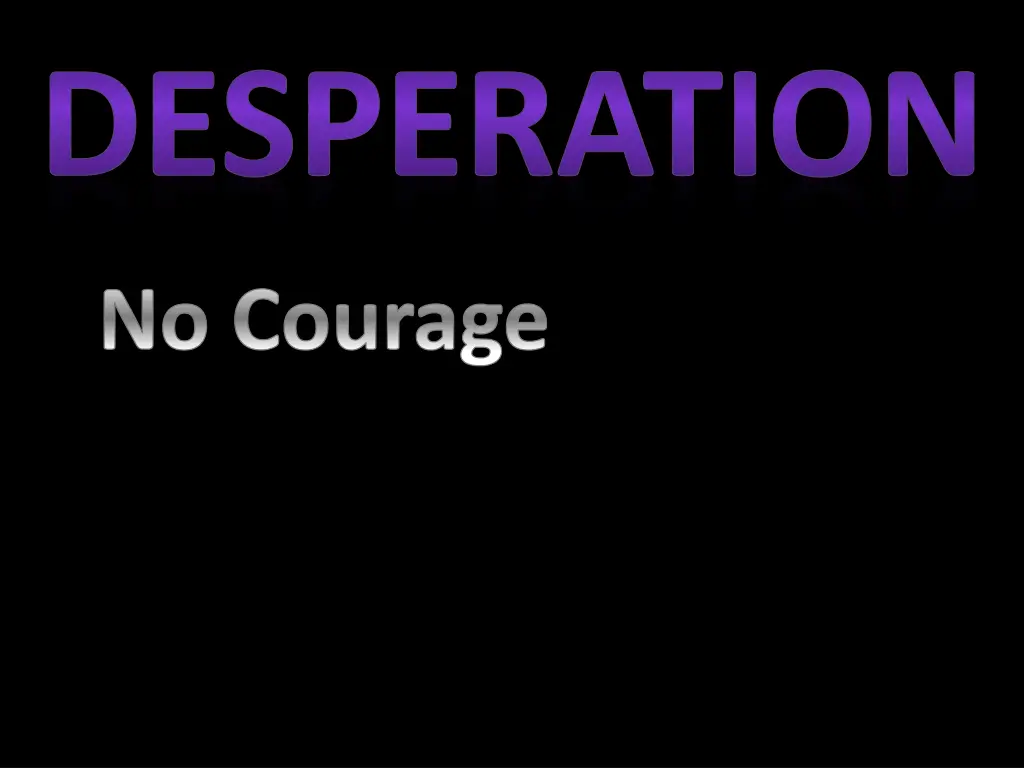 desperation 1