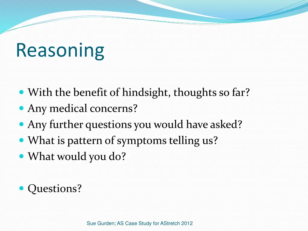 reasoning