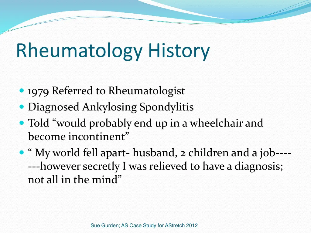 rheumatology history