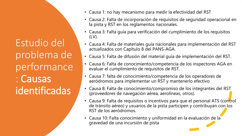 causa 1 no hay mecanismo para medir