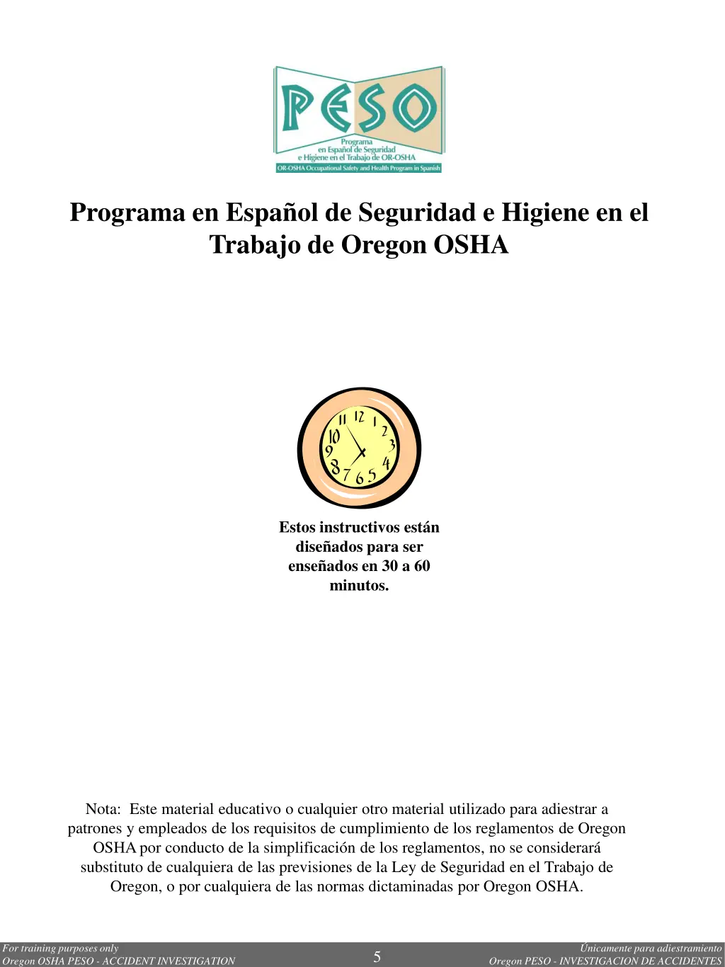 programa en espa ol de seguridad e higiene