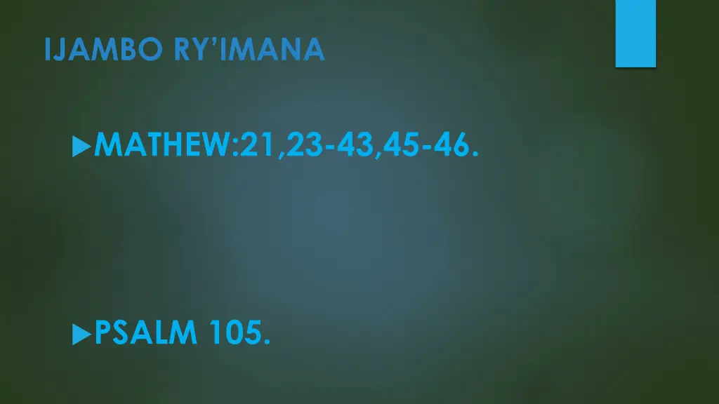 ijambo ry imana