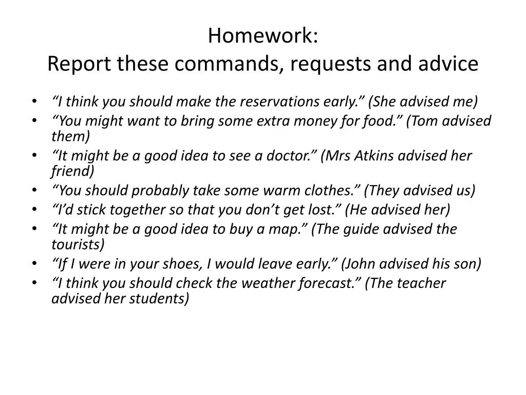 homework