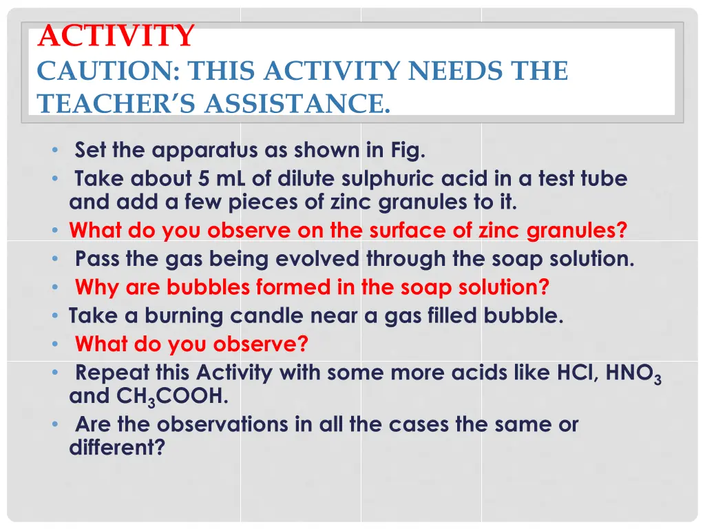 activity caution this activity needs the teacher