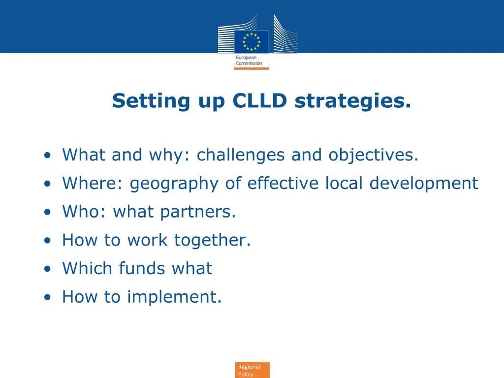 setting up clld strategies