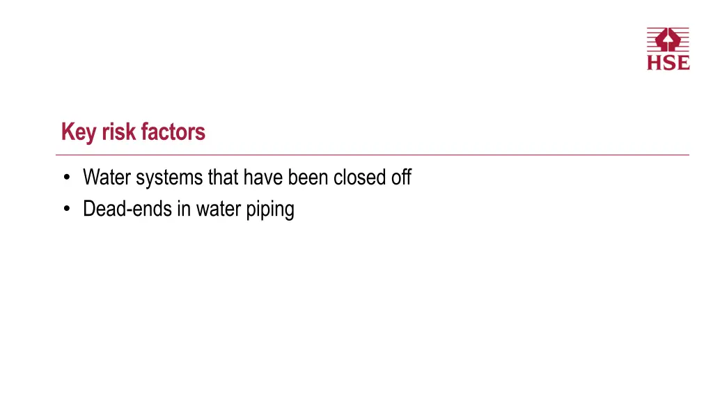 key risk factors