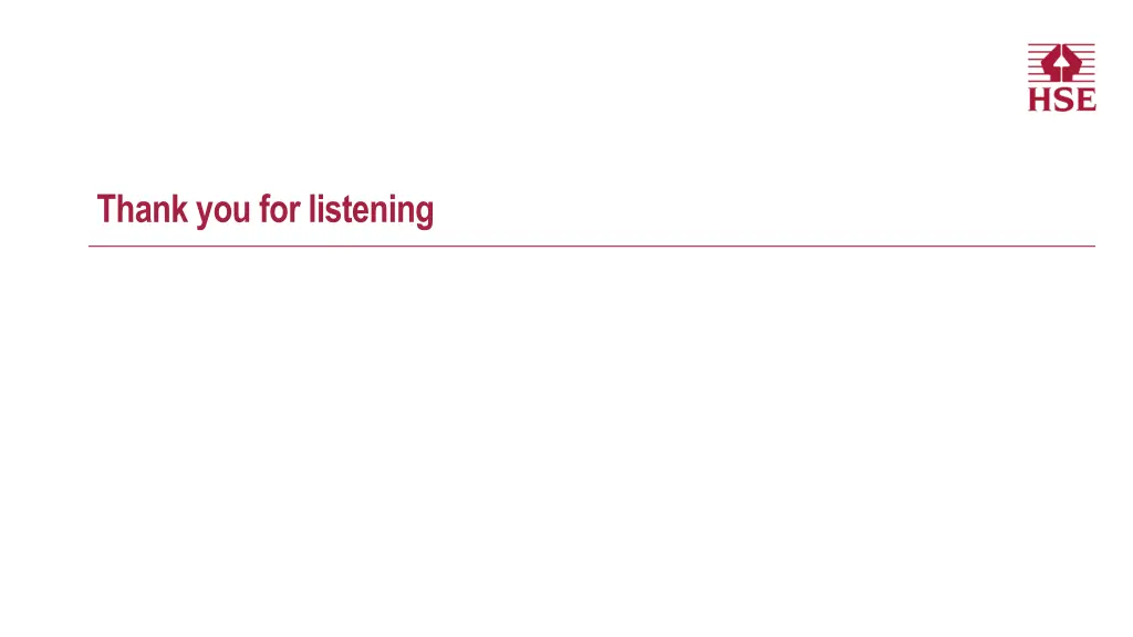 thank you for listening