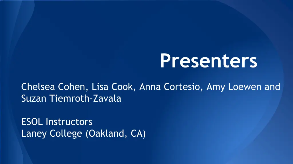 presenters