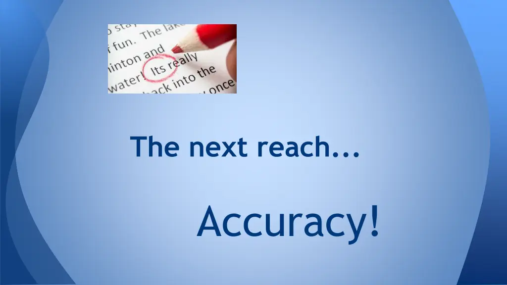 the next reach