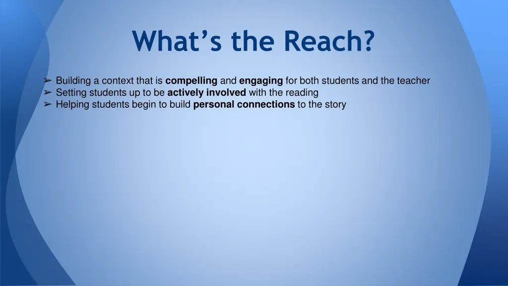 what s the reach
