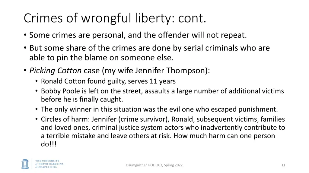 crimes of wrongful liberty cont some crimes
