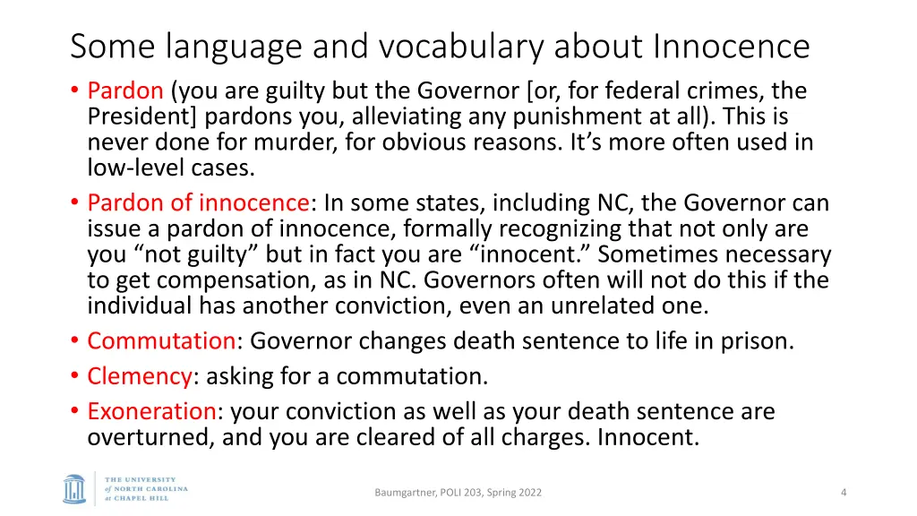 some language and vocabulary about innocence