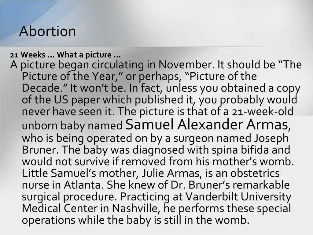 abortion