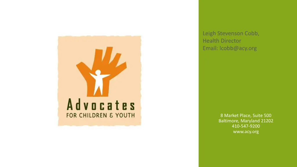 leigh stevenson cobb health director email
