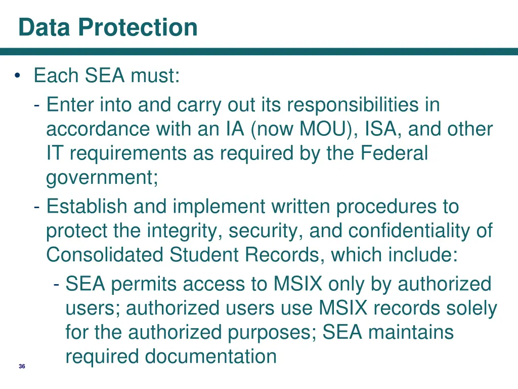 data protection