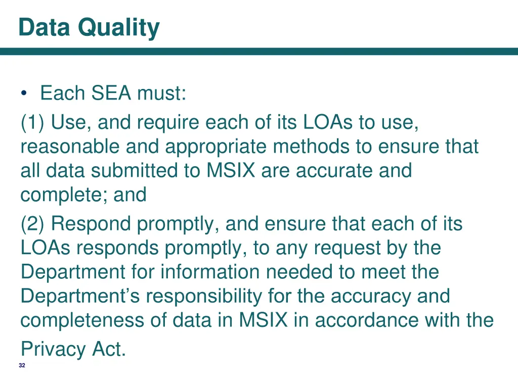 data quality