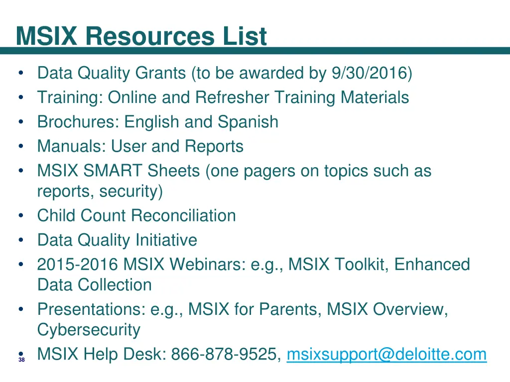 msix resources list