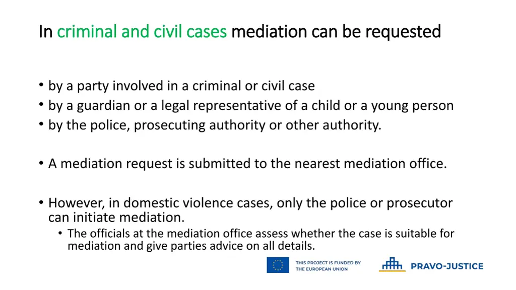 in in criminal and civil cases criminal and civil