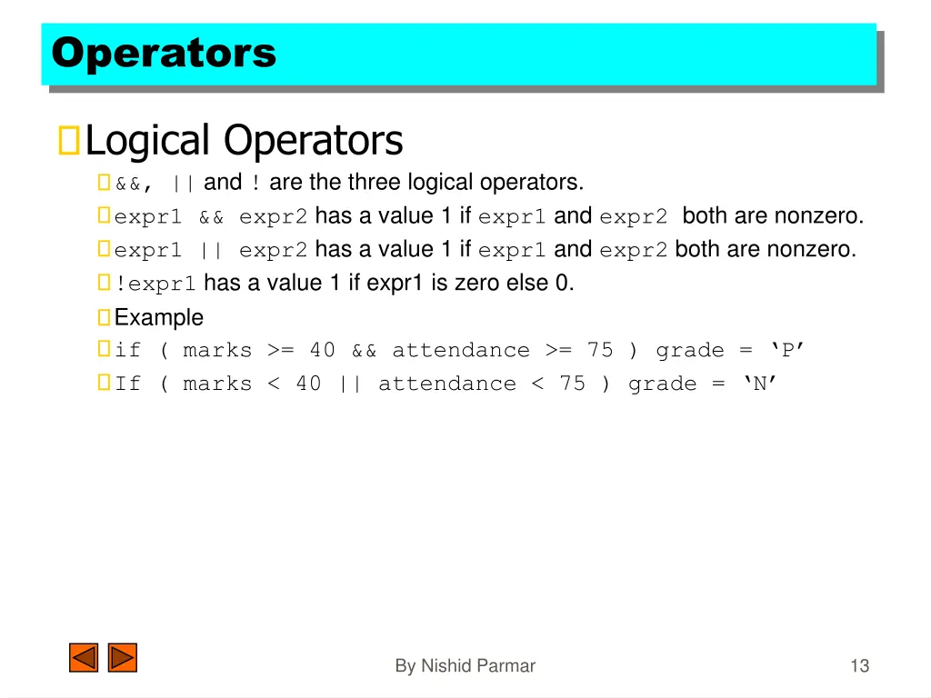 operators 3