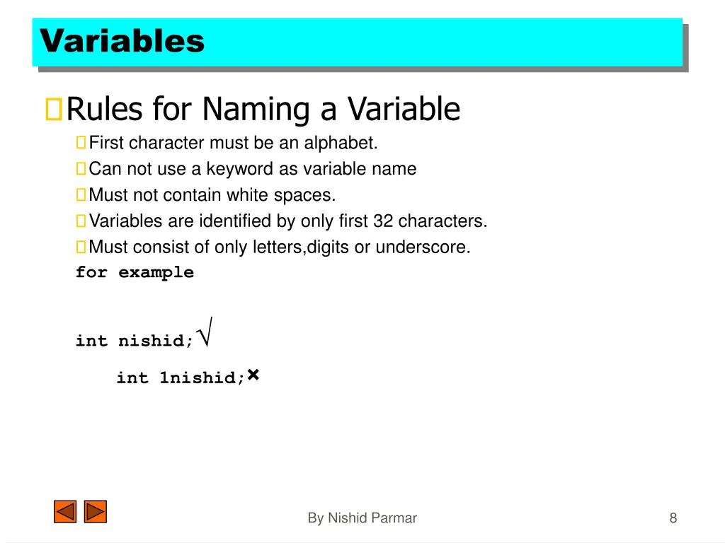variables