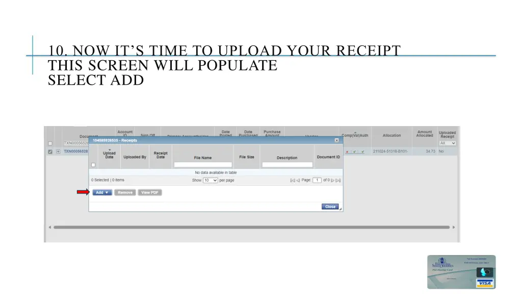 10 now it s time to upload your receipt this