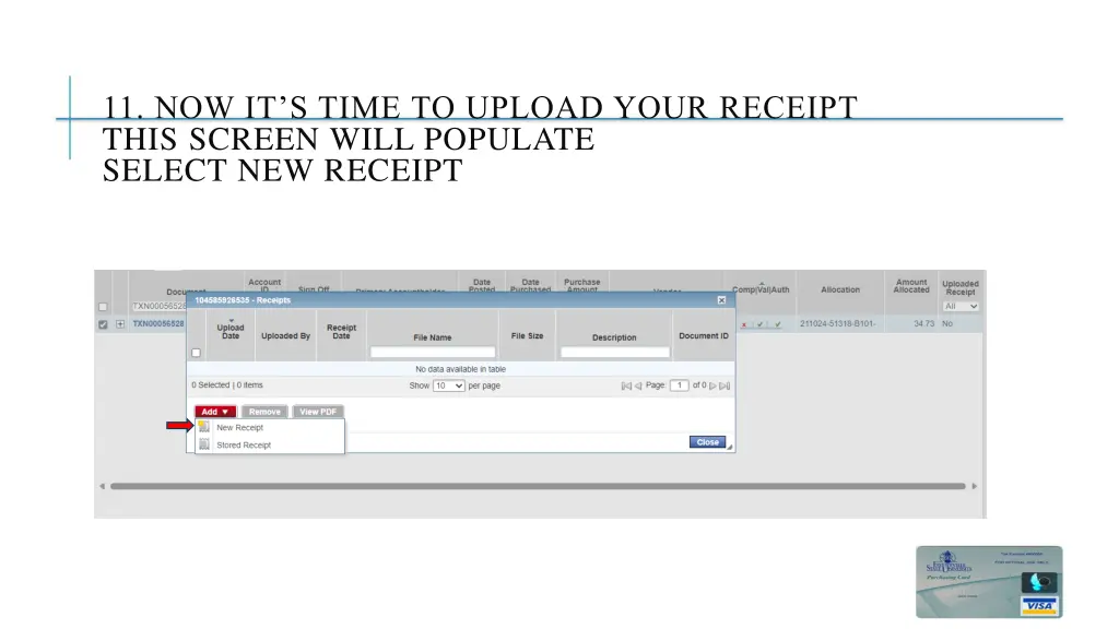 11 now it s time to upload your receipt this