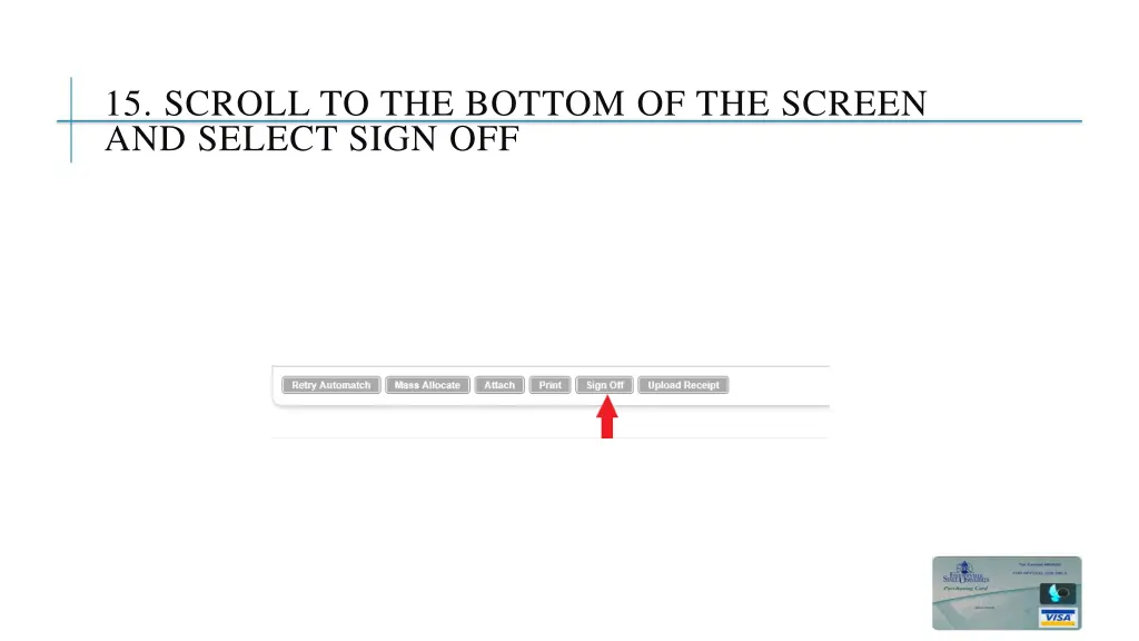 15 scroll to the bottom of the screen and select