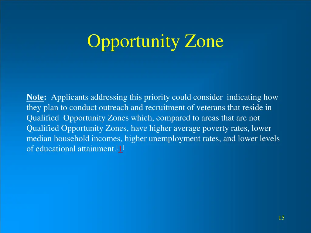 opportunity zone