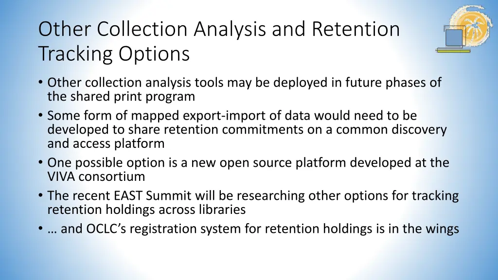other collection analysis and retention tracking
