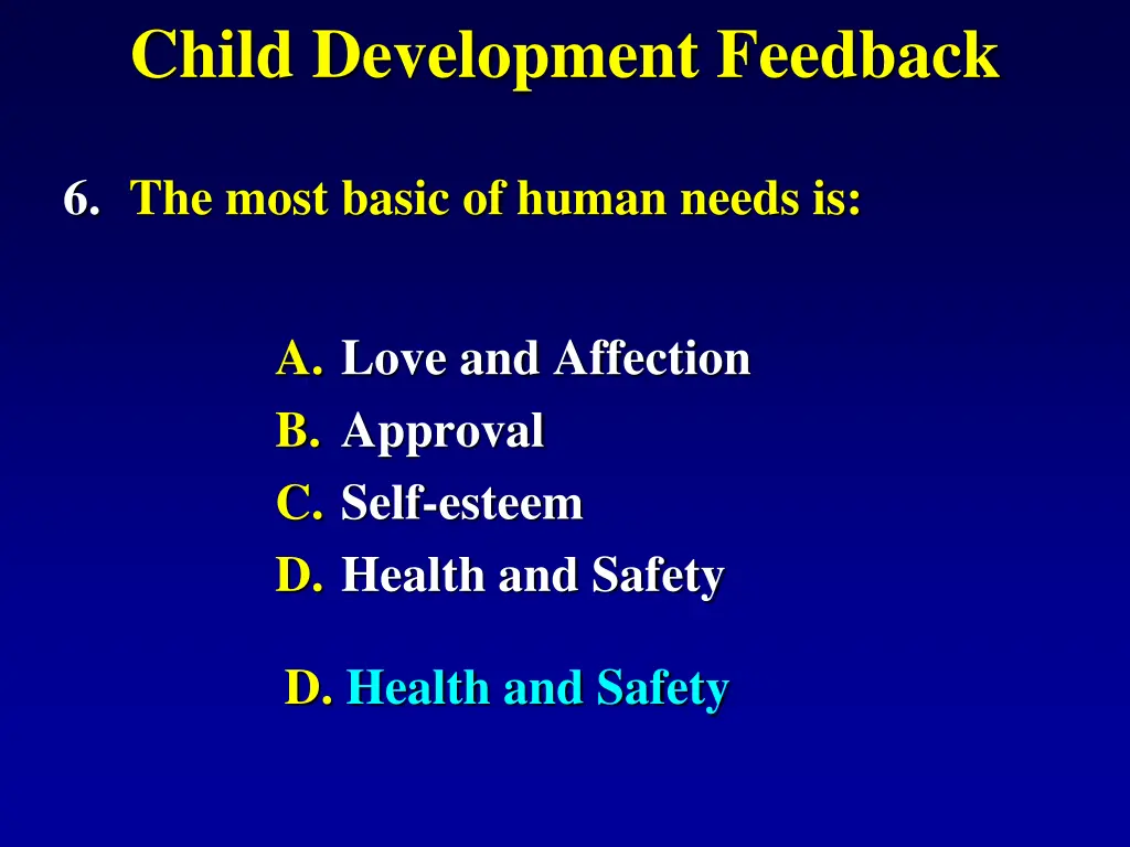child development feedback 3